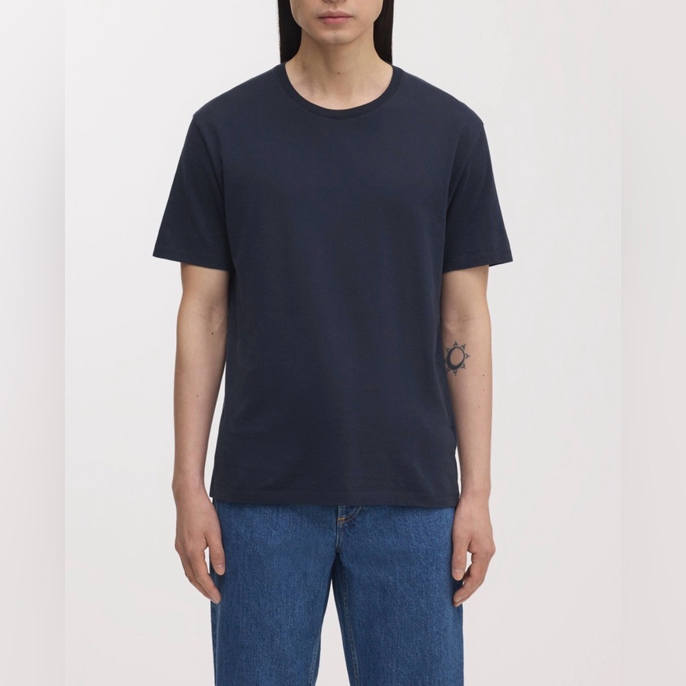 Navy Blue Men's Short Sleeve Tee